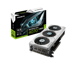 Grafikkort - GIGABYTE GeForce RTX 4070 Ti SUPER EAGLE OC ICE - 16GB GDDR6X RAM - Grafikkort - GV-N407TSEAGLEOC ICE-16GD