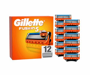 Barberingsutstyr - Gillette Fusion Manual 12 pcs - 8006540986141