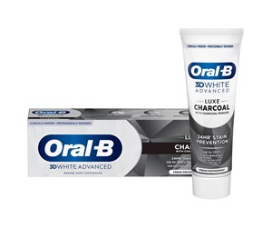 Elektrisk tannbørste - Oral-B Tannkrem 3D White Advanced Luxe Charcoal 75ml - 8006540883273