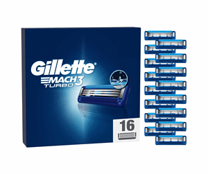 Barberingsutstyr - Gillette Mach3 Turbo 16 pcs - 8001090821959