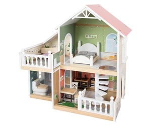 Treleker - Small Foot - Wooden Urban Villa Dollhouse with Furniture 9dlg. - 12277