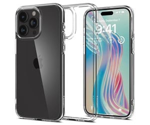 Mobil - Deksel og etui - Spigen Ultra Hybrid - crystal clear - iPhone 15 Pro - ACS06707