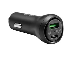 Mobil - Adaptere og ladere - Spigen Car Charger F31QC USB-C PD 3.0 QC Total 48W - 000CP25597