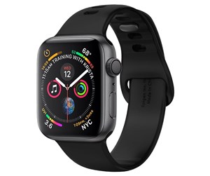 Smartklokke - Tilbehør - Spigen Silicone Fit - black - Apple Watch 49mm/45mm/44mm/42mm - 062MP25400