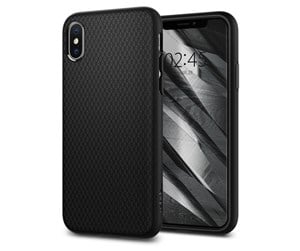 Mobil - Deksel og etui - Spigen Liquid Air - black - iPhone XS/X - 063CS25114