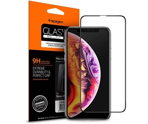 Mobil - Beskyttelsesglass - Spigen Glass FC HD - black - iPhone 11/XR - 064GL25233