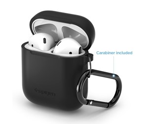 Verktøykasser & Lagringssystemer - Spigen Silicone case - black - AirPods 1/2019 - 066CS24808