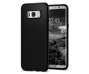 Mobil - Deksel og etui - Spigen Liquid Air - black - Galaxy S8 - 565CS21611