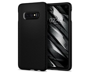 Mobil - Deksel og etui - Spigen Liquid Air - matte black - Galaxy S10e - 609CS25836