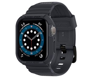 Smartklokke - Tilbehør - Spigen Rugged Armor Pro - gray - Apple Watch 45mm/44mm - ACS00819