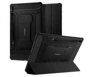 Nettbrett - Deksler og etui - Spigen Rugged Armor Pro - black - Samsung Galaxy Tab S7+/S8+ - ACS01607