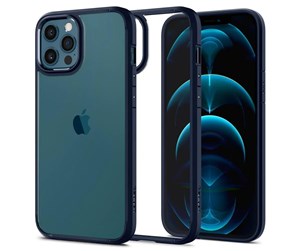 Mobil - Deksel og etui - Spigen Ultra Hybrid - navy blue - iPhone 12/iPhone 12 Pro - ACS02251