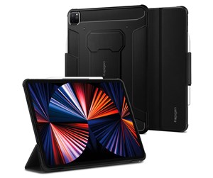 Nettbrett - Deksler og etui - Spigen Rugged Armor Pro - black - iPad Pro 12.9" (2022/2021) - ACS02889