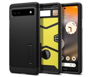 Mobil - Deksel og etui - Spigen Tough Armor - black - Google Pixel 6a - ACS04479