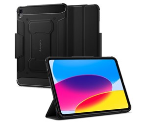 Nettbrett - Deksler og etui - Spigen Rugged Armor Pro - black - iPad 10.9" 2022 - ACS05417