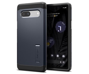 Mobil - Deksel og etui - Spigen Tough Armor - metal slate - Google Pixel 7a - ACS05820