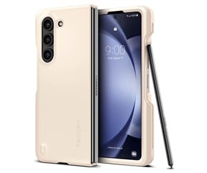 Mobil - Deksel og etui - Spigen Thin Fit P (S Pen) - pearled ivory - Samsung Galaxy Z Fold5 - ACS06210