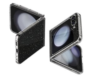 Mobil - Deksel og etui - Spigen Air Skin Glitter - crystal quartz - Samsung Galaxy Z Flip5 - ACS06234