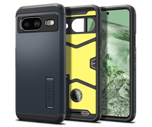 Mobil - Deksel og etui - Spigen Tough Armor - metal slate - Google Pixel 8 - ACS06283