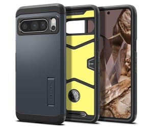 Mobil - Deksel og etui - Spigen Tough Armor - metal slate - Google Pixel 8 Pro - ACS06320