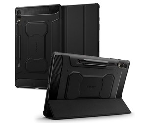 Nettbrett - Deksler og etui - Spigen Rugged Armor Pro - black - Samsung Galaxy Tab S9+ - ACS06539