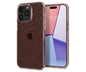 Mobil - Deksel og etui - Spigen Liquid Crystal Glitter - rose quartz - iPhone 15 Pro Max - ACS06560