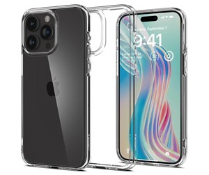 Mobil - Deksel og etui - Spigen Ultra Hybrid - crystal clear - iPhone 15 Pro Max - ACS06565