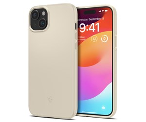 Mobil - Deksel og etui - Spigen Thin Fit - mute beige - iPhone 15 Plus - ACS06642