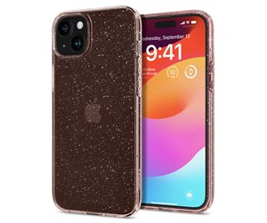 Mobil - Deksel og etui - Spigen Liquid Crystal Glitter - rose quartz - iPhone 15 Plus - ACS06649