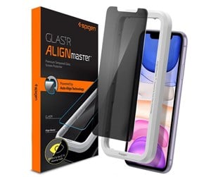 Mobil - Beskyttelsesglass - Spigen Glass AlignMaster Privacy 1 Pack - iPhone 11 - AGL00103