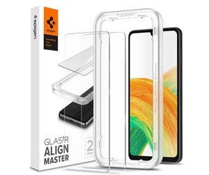 Mobil - Beskyttelsesglass - Spigen AlignMaster Glas.tR 2 Pack - Samsung Galaxy A33 5G - AGL04296