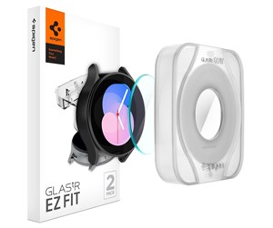 Mobil - Beskyttelsesglass - Spigen Glass EZ Fit 2 Pack - Samsung Galaxy Watch5/4 40mm - AGL05340