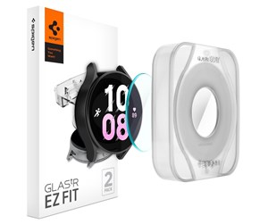 Mobil - Beskyttelsesglass - Spigen Glass EZ Fit 2 Pack - Samsung Galaxy Watch5 Pro 45mm - AGL05346