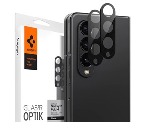 Mobil - Andre tilbehør - Spigen Glass Optik 2 Pack - black - Samsung Galaxy Z Fold4 - AGL05428