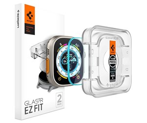 Mobil - Beskyttelsesglass - Spigen Glass tR EZ Fit 2 Pack - Apple Watch Ultra 2/Ultra 49mm - AGL05556