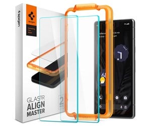 Mobil - Beskyttelsesglass - Spigen Glass Align Master Clear 2 Pack - Google Pixel 7a - AGL05968