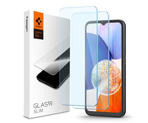 Mobil - Beskyttelsesglass - Spigen Glass tR Slim 2 Pack - Samsung Galaxy A14 5G/A14 LTE - AGL05971