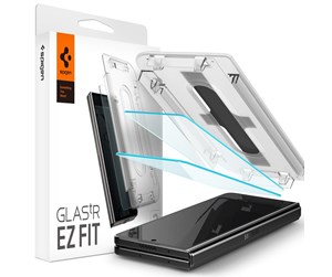 Mobil - Beskyttelsesglass - Spigen Glass tR EZ Fit Cover 2 Pack Transparency - Samsung Galaxy Z Fold5 - AGL06523