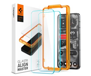 Mobil - Beskyttelsesglass - Spigen Glass tR AlignMaster 2 Pack - Nothing Phone (2) - AGL06981