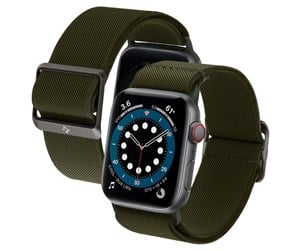 Smartklokke - Tilbehør - Spigen Lite Fit - khaki - Apple Watch 49mm/45mm/44mm/42mm - AMP02288