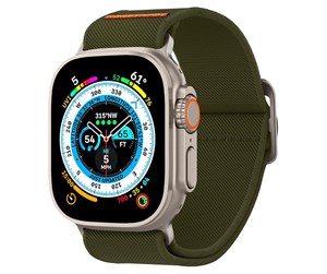 Smartklokke - Tilbehør - Spigen Lite Fit Ultra - khaki - Apple Watch 49mm/45mm/44mm/42mm - AMP05985