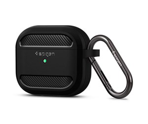 Verktøykasser & Lagringssystemer - Spigen Rugged Armor - black - AirPods 3 - ASD01978