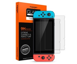 Mobil - Beskyttelsesglass - Spigen Glass tR SLIM 2 Pack - Nintendo Switch - R01GL21523