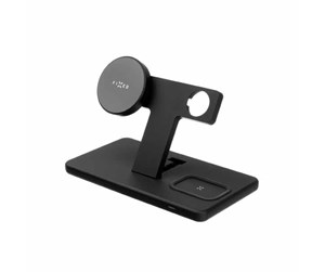 Mobil - Adaptere og ladere - FIXED 3in1 30W Wireless Mag Charging station Black - FIXMPOS-BK