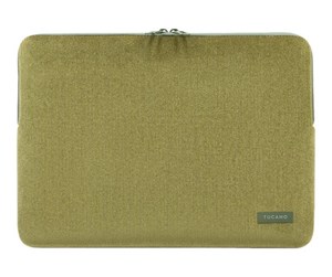 Veske/Hylster/Sekk til bærbar PC - Tucano Velluto etui Utgangstilkoblinger MacBook Pro 16" & Laptop 15.6" | Grønn - BFVELMB16-V