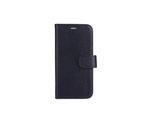 Mobil - Deksel og etui - Radicover Anti Radiation Mobile Case PU Leather iPhone 13 Mini Flipcover Black - RAD258