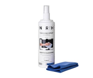 Rengjøring - NORTH Cleaning Kit for TV Fluid 250ml and Cleaning Cloth - PL00025_TV