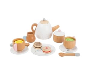 Rollelek - Small Foot - Wooden Tea Set with Play Food 17 pcs - 11214