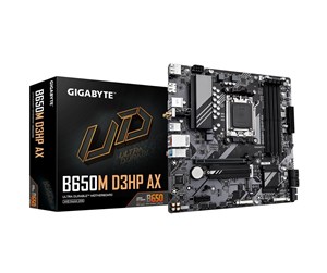 Hovedkort - GIGABYTE B650M D3HP AX Hovedkort - AMD B650 - AMD AM5 socket - DDR5 RAM - Micro-ATX - B650M D3HP AX