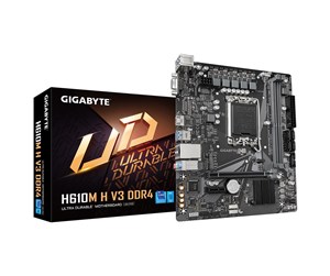 Hovedkort - GIGABYTE H610M H V3 DDR4 Hovedkort - Intel H610 - Intel LGA1700 socket - DDR4 RAM - Micro-ATX - H610M H V3 DDR4